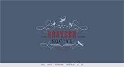 Desktop Screenshot of graysonsocial.com
